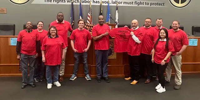 group of members from both unions